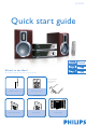 Philips MCB700/05B Quick Start Manual