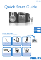 Philips MCM760/05 Quick Start Manual