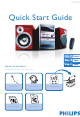 Philips MCM720/05 Quick Start Manual