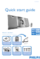 Philips MCB240/25 Quick Start Manual