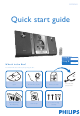 Philips MCM240/25 Quick Start Manual