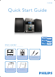 Philips DCB188/79 Quick Start Manual