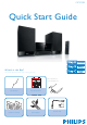 Philips MCM302/55 Quick Start Manual