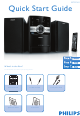 Philips MCM169/96 Quick Start Manual
