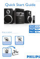 Philips MCM159/98 Quick Start Manual