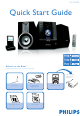 Philips MCM398D/12 Quick Start Manual