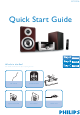 Philips MCM906/12 Quick Start Manual