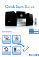 Philips MCM204/12 Quick Start Manual