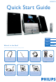 Philips MCM279/12 Quick Start Manual