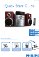 Philips MCM149/12 Quick Start Manual