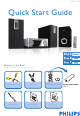 Philips MCD139B/58 Quick Start Manual