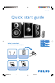 Philips MCM285/77 Quick Start Manual