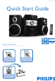 Philips MCM148/77 Quick Start Manual