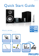Philips MCD710/79 Quick Start Manual