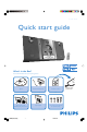Philips MCM240B/98 Quick Start Manual