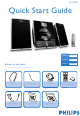 Philips MCM239/55 Quick Start Manual