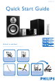 Philips MCD710/12 Quick Start Manual