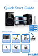 Philips MCD716/12 Quick Start Manual