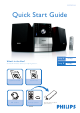 Philips MCM204/96 Quick Start Manual