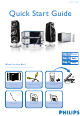 Philips MCD728/93 Quick Start Manual