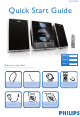Philips MCM239/12 Quick Start Manual