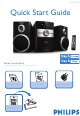 Philips MCM148/55 Quick Start Manual
