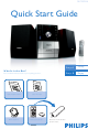 Philips MCM204/61 Quick Start Manual