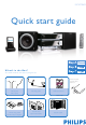 Philips MCM704D/37B Quick Start Manual