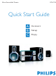 Philips RTH718/98 Quick Start Manual