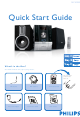 Philips MCM393/12 Quick Start Manual
