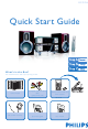 Philips MCD706/93 Quick Start Manual