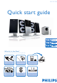 Philips MCM299/55 Quick Start Manual