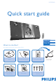 Philips MCM240/15 Quick Start Manual