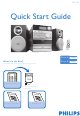 Philips MC145/93 Quick Start Manual