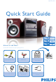 Philips MCD510/21 Quick Start Manual