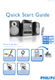 Philips MCD190/55 Quick Start Manual