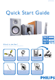 Philips MCD300/93 Quick Start Manual