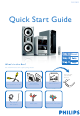 Philips FWD831/05 Quick Start Manual