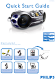 Philips AZ5836/58 Quick Start Manual