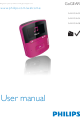 Philips SA4RGA02KF/12 User Manual