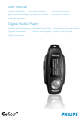 Philips SA260/00 User Manual
