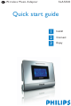 Philips SLA5520/00 Quick Start Manual
