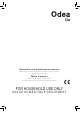Philips RI9752/11 Operation And Maintenance Manual