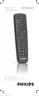 Philips SRP1003/27 User Manual