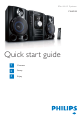 Philips FWM153/77 Quick Start Manual