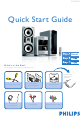 Philips FWD831/12 Quick Start Manual