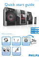 Philips FWM396/BK Quick Start Manual