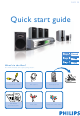 Philips FWD20/98 Quick Start Manual