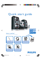 Philips FWM576/BK Quick Start Manual
