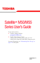 Toshiba Satellite M50 Series User Manual